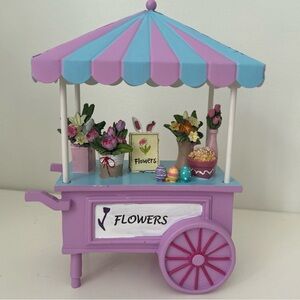 Easter Flower Stand Cart Spring Seasonal Home Office Decor NEW